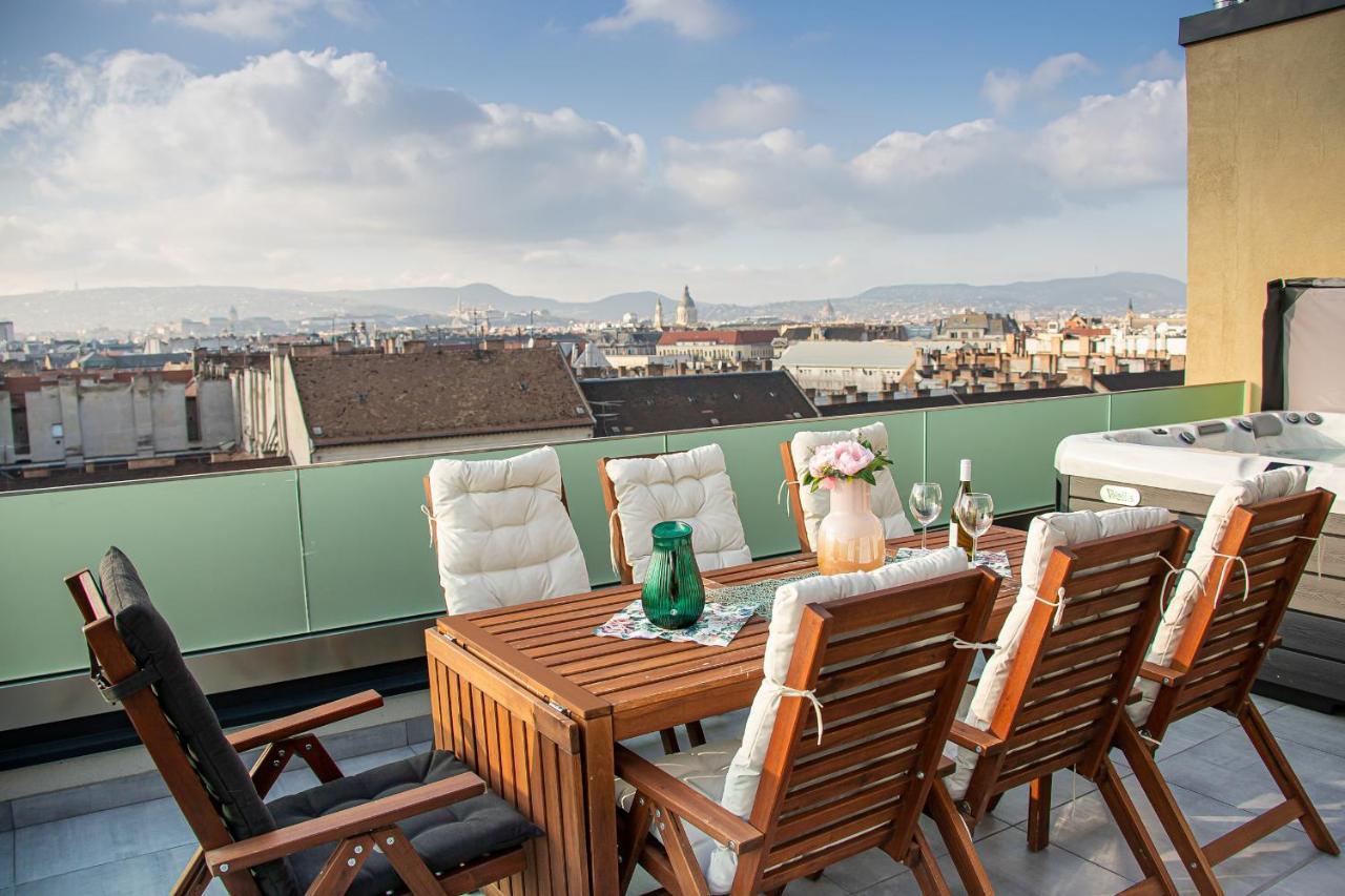Centropolitan Penthouse #Jacuzzi #Freeparking Apartman Budapest Kültér fotó